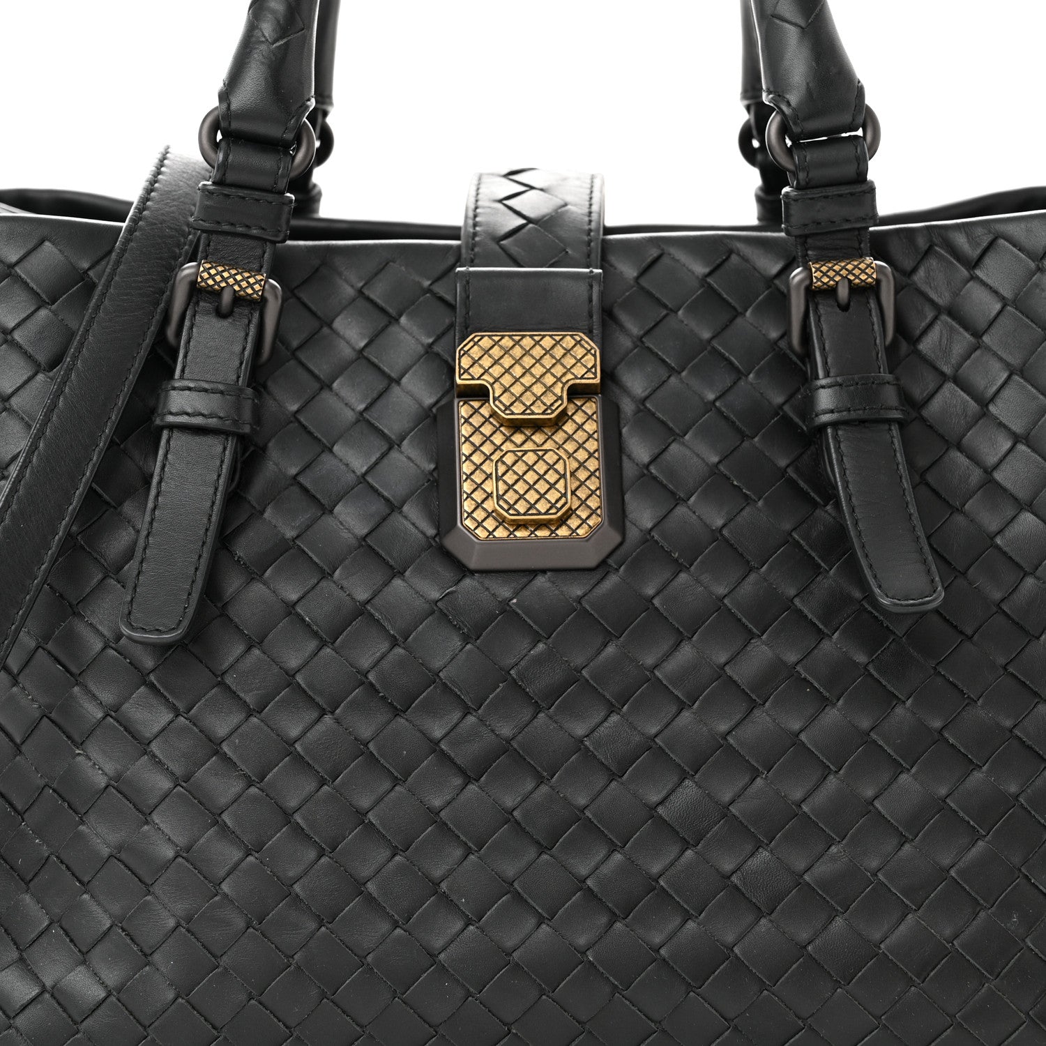 Bottega Veneta Nappa Intrecciato Small Roma Tote Black 10 of 13