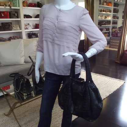 FASHIONPHILE SALVATOREFERRAGAMOPythonLargeFrameSatchel 2 of 9