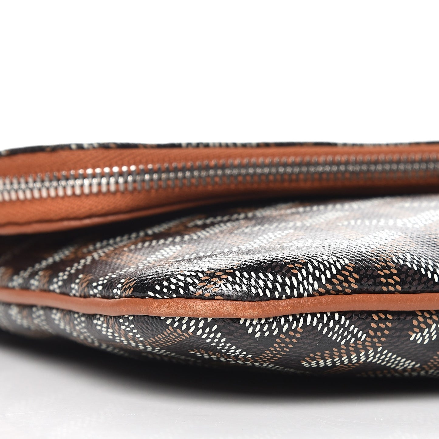 Goyardine Sainte Marie Soft Clutch Black Gold