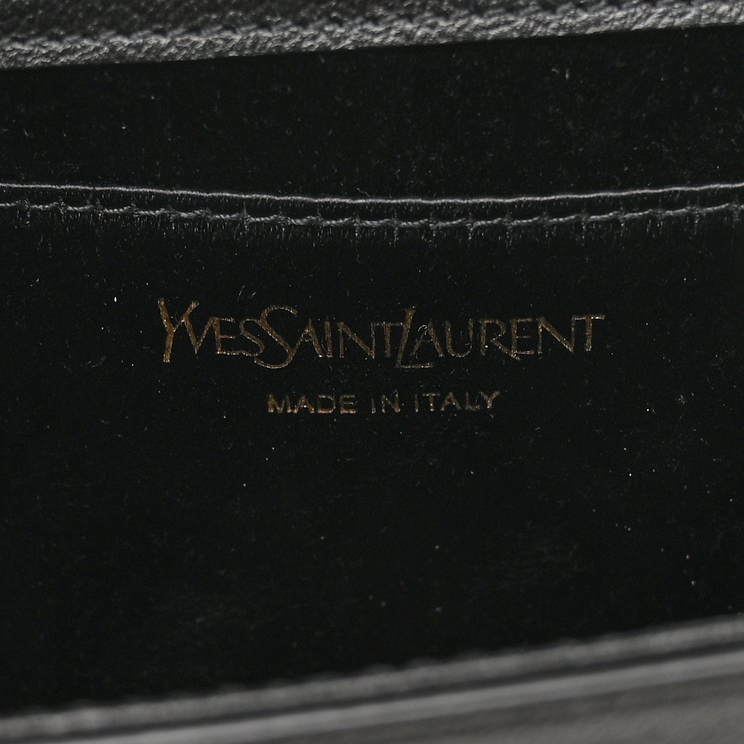 Saint Laurent Calfskin Monogram Large Belle De Jour Clutch Black 6 of 7
