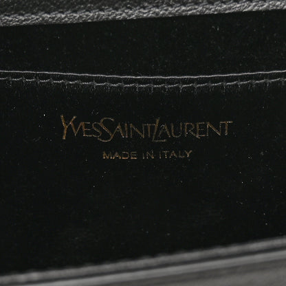 Saint Laurent Calfskin Monogram Large Belle De Jour Clutch Black 6 of 7