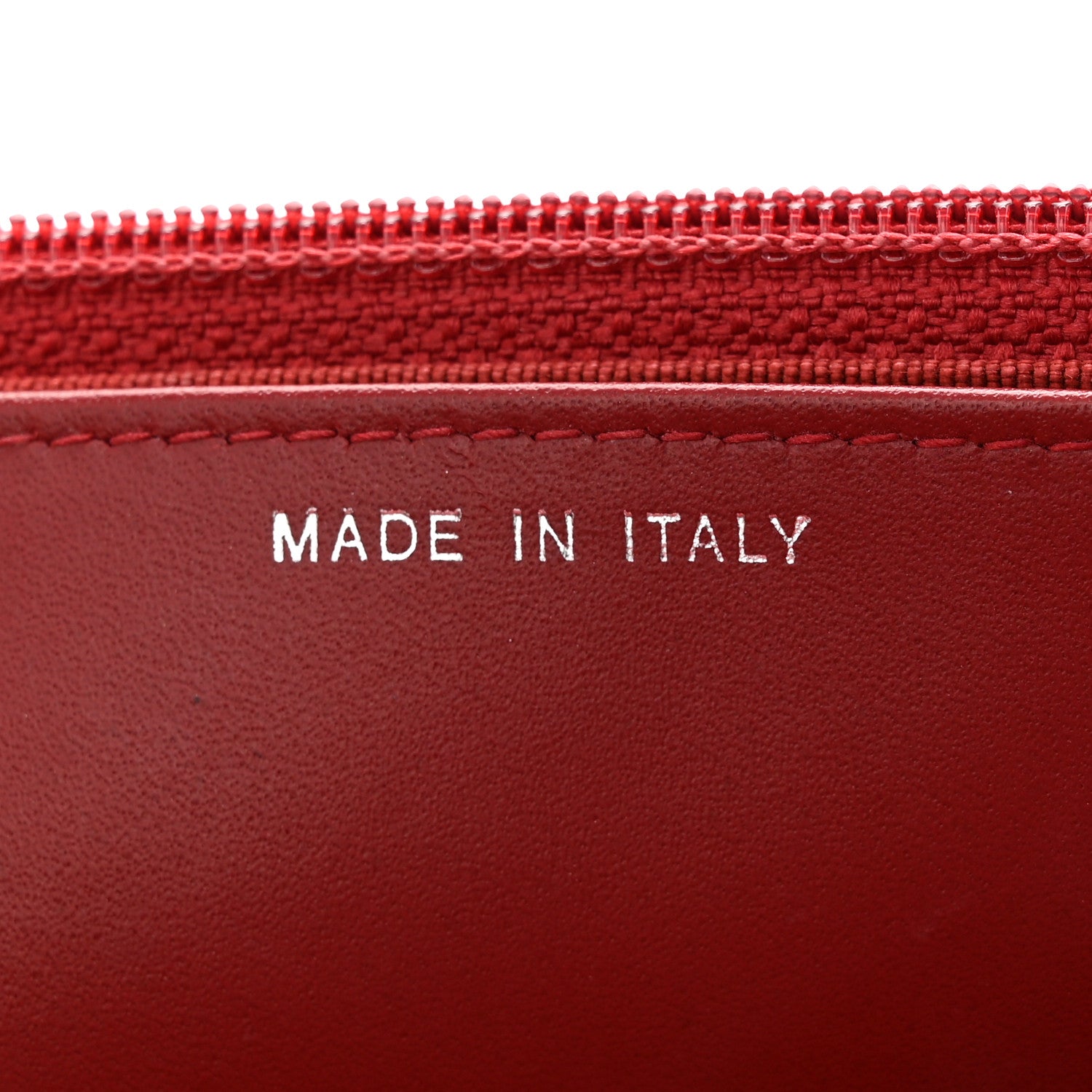 Chanel Caviar Quilted Wallet On Chain WOC Red 7 of 14