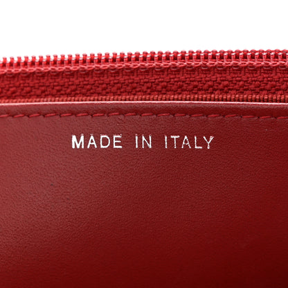 Chanel Caviar Quilted Wallet On Chain WOC Red 7 of 14