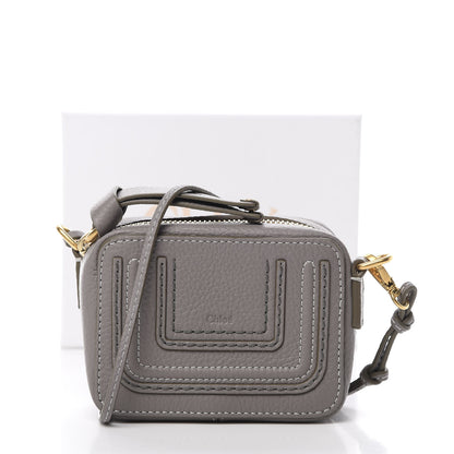 Chloe Calfskin Mini Marcie Crossbody Bag Cashmere Grey 12 of 12