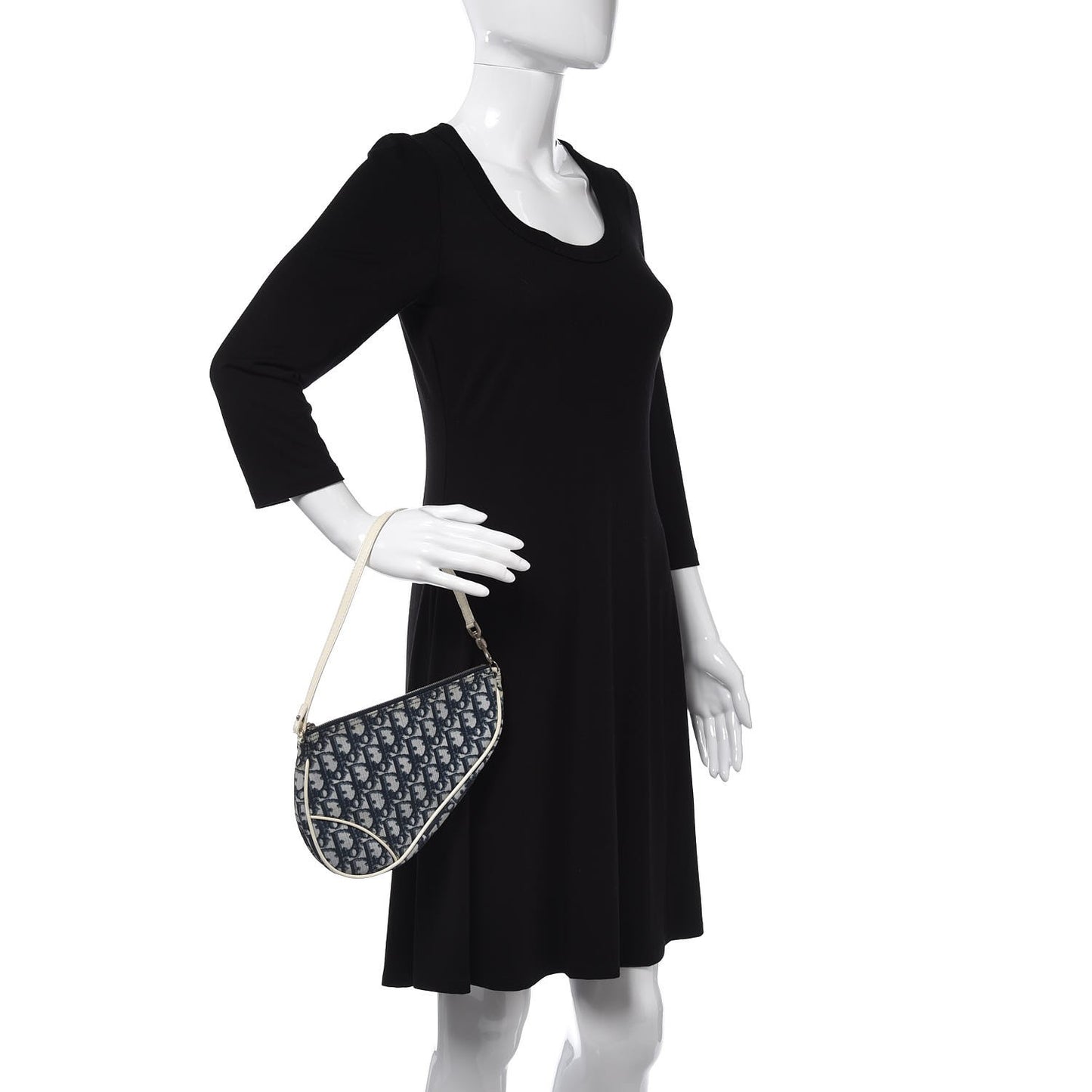 Monogram Mini Saddle Pochette Navy