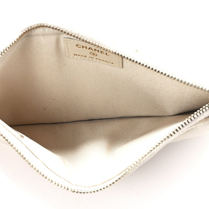 Chanel Caviar Quilted Classic iPhone Pouch Light Beige 5 of 11