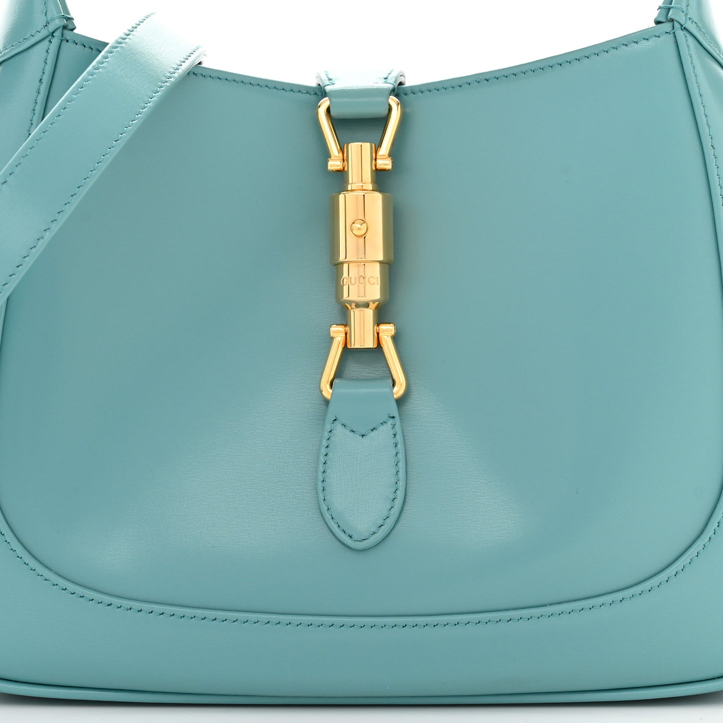 Boarded Dyana Lux Calfskin Small Jackie 1961 Hobo Dusty Azure
