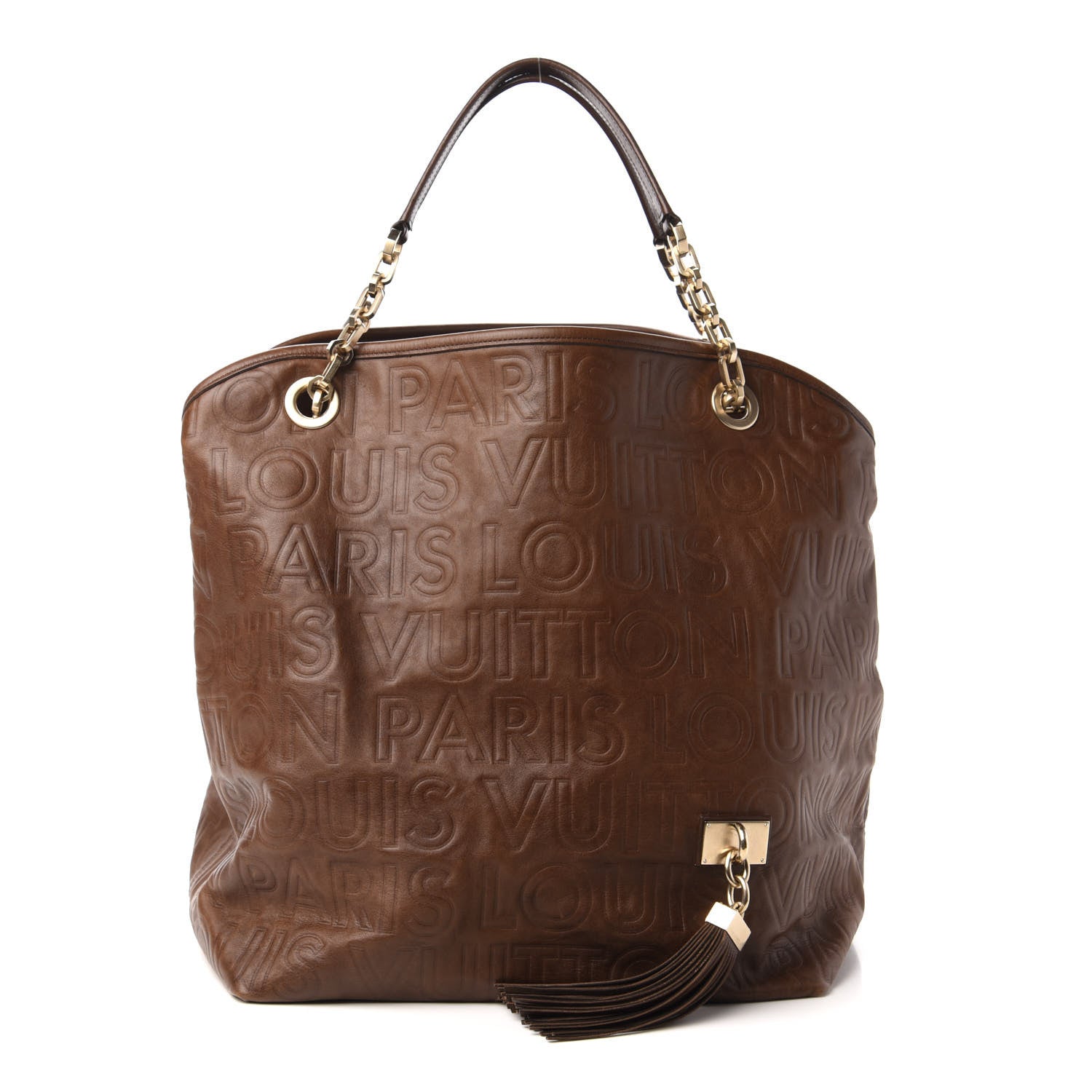 Louis Vuitton Monogram Paris Souple Whisper GM Chocolate 1 of 9