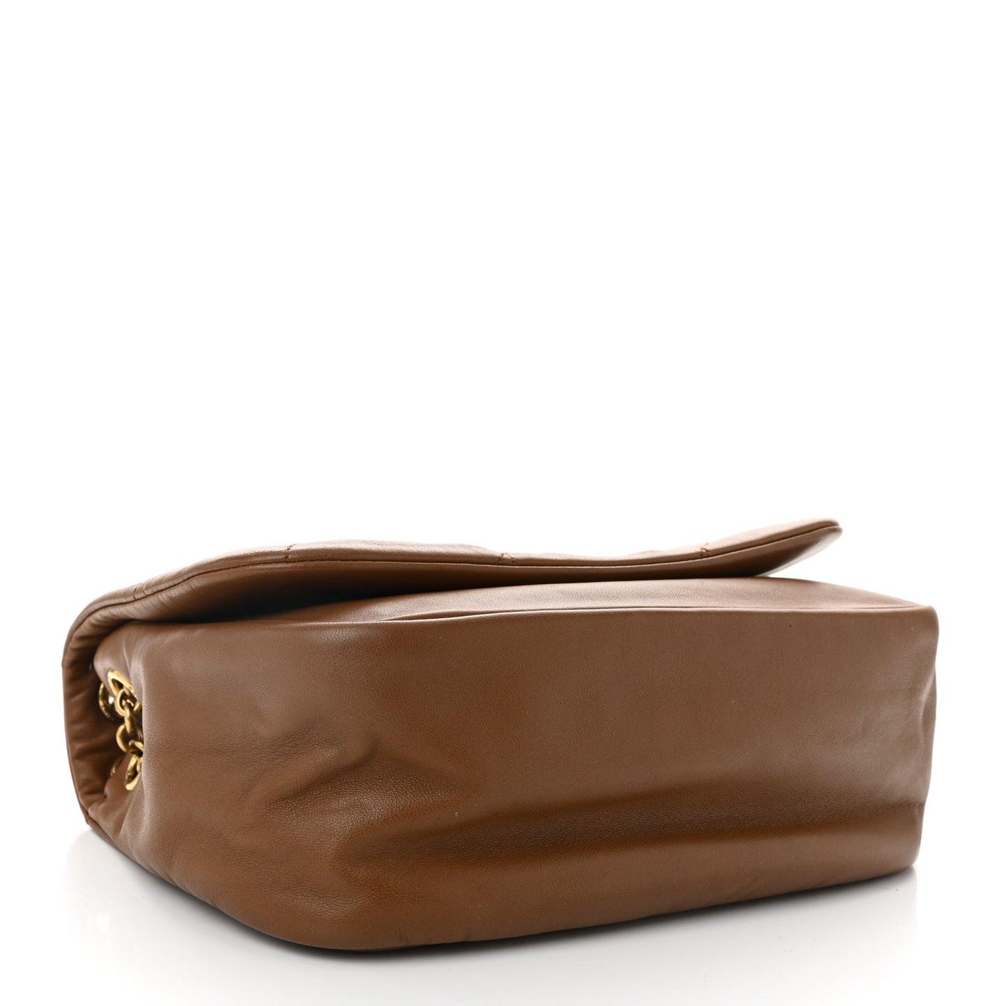 Lambskin Matelasse Monogram Small Jamie 4.3 Light Fox
