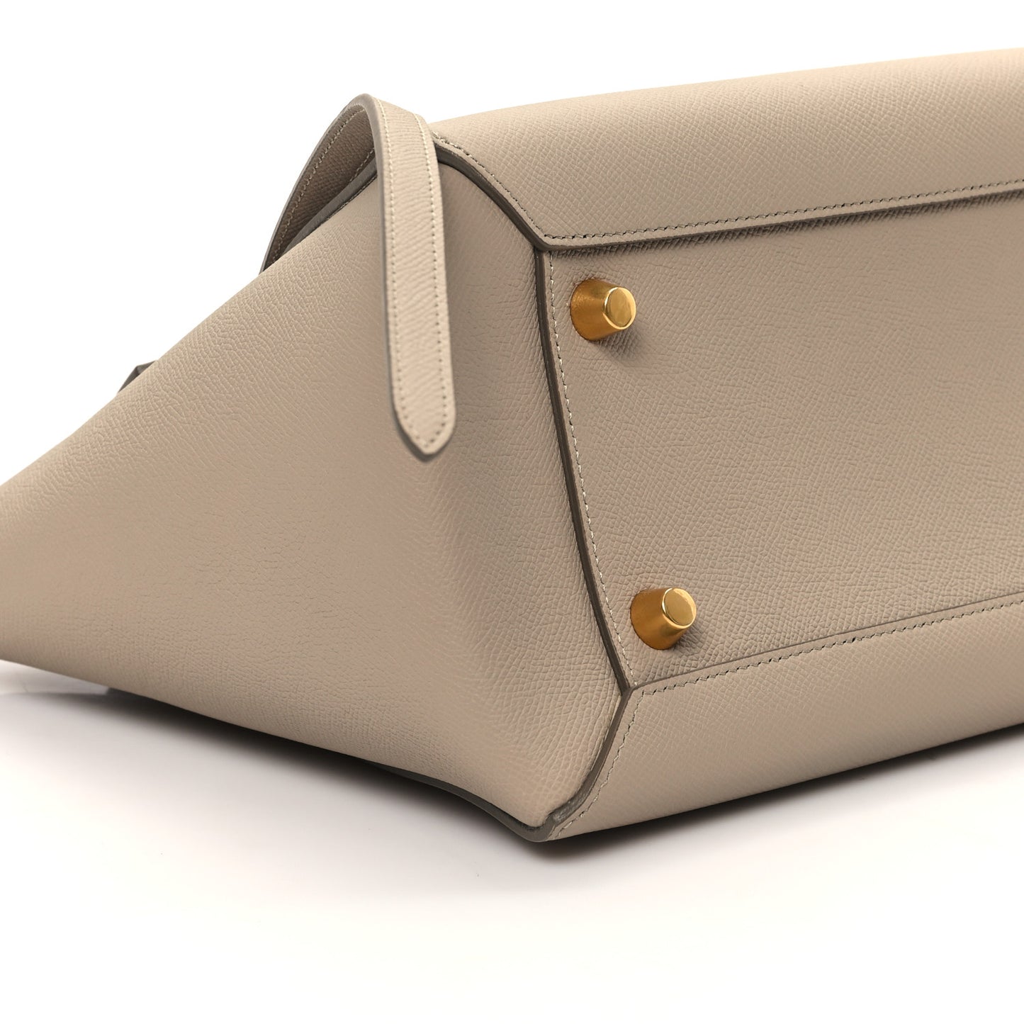 Grained Calfskin Mini Belt Bag Light Taupe