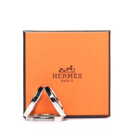 Hermes Palladium Trio Scarf Ring 6 of 6