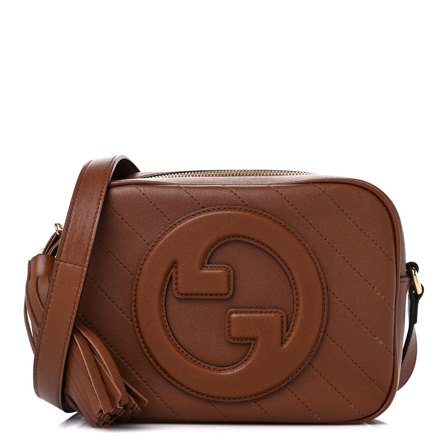GUCCI Sakai Be Green Calfskin Small Blondie Shoulder Bag in the color Cuir