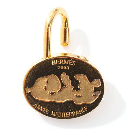 Hermes Annee Mediterranee Cadena Lock Gold 3 of 5