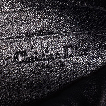 Christian Dior Lambskin Cannage New Lock Pouch Black 8 of 9