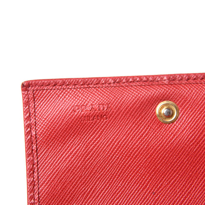 Prada Saffiano Metal Business Card Holder Wallet Ross 6 of 12