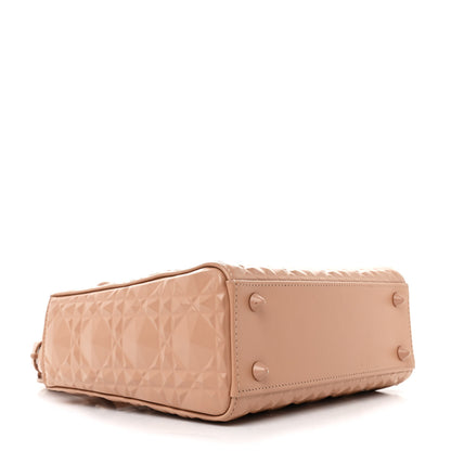 Christian Dior Calfskin Cannage Diamond Small My ABCDior Lady Dior Rose Des Vents 4 of 14