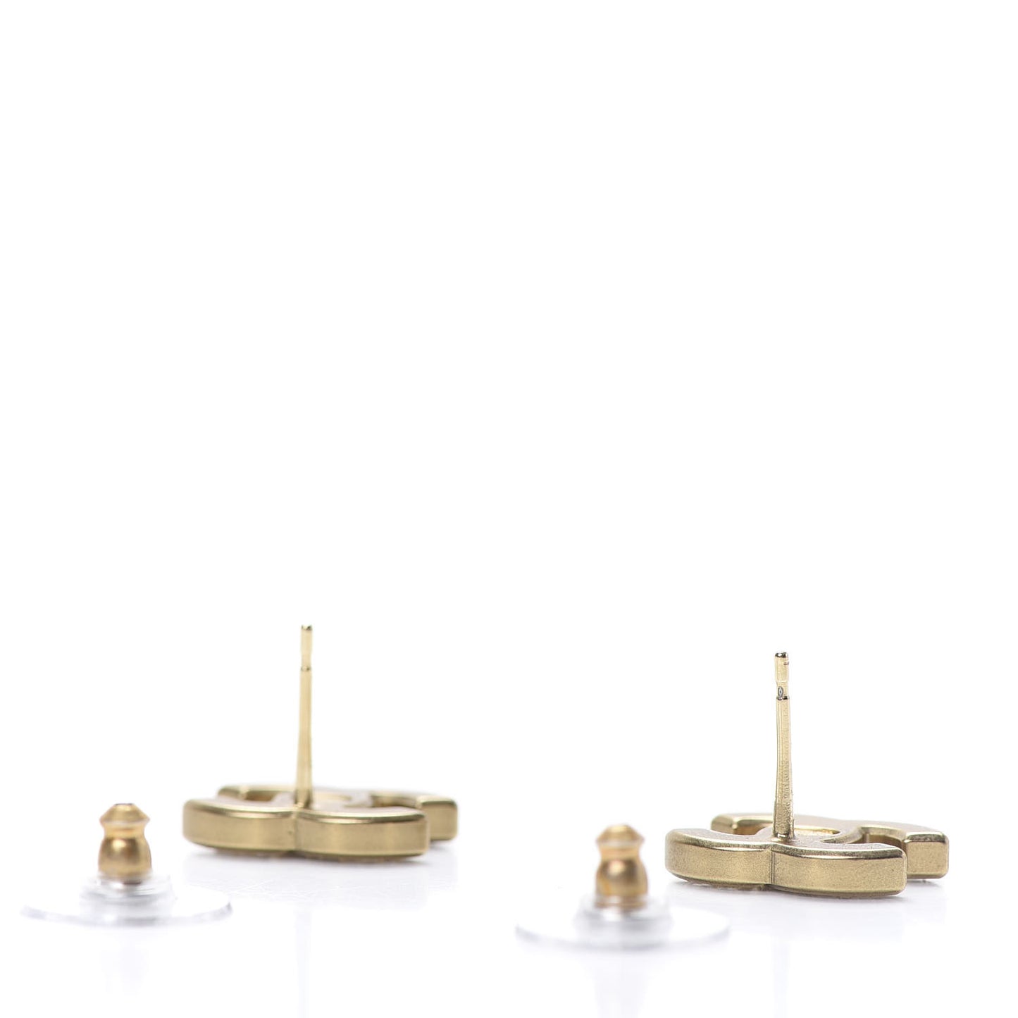 Crystal CC Earrings Gold