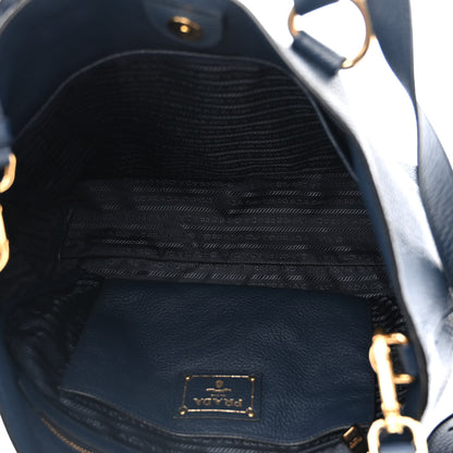 Prada Vitello Daino Shopping Tote Baltico 4 of 10