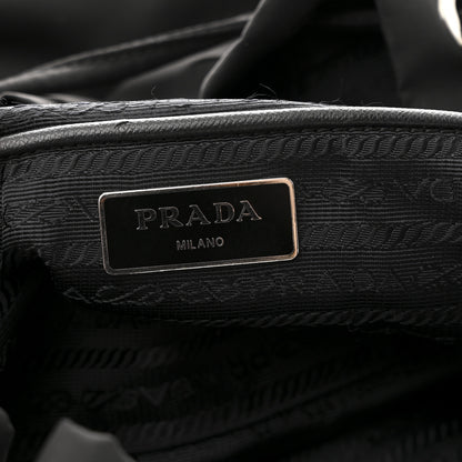 Prada Nylon Vela Saffiano Medium Backpack Black 6 of 12