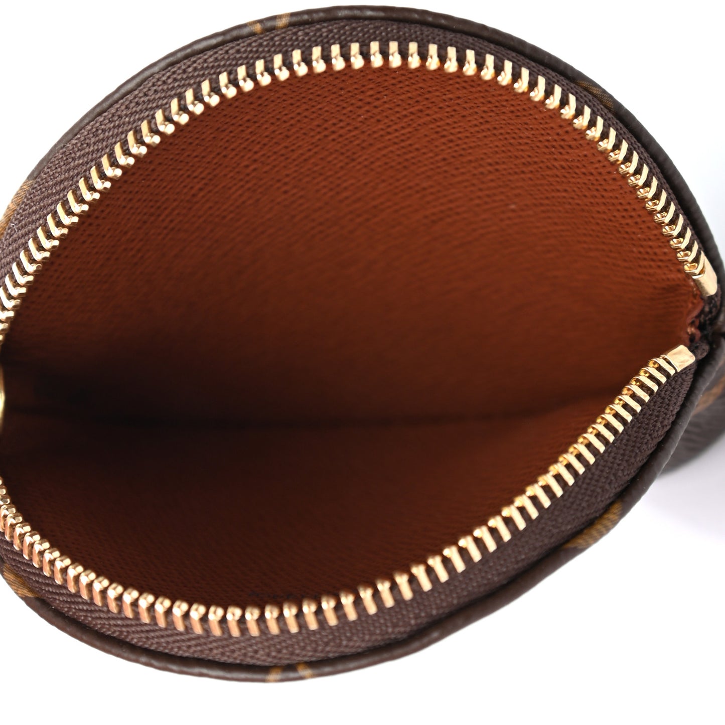 Monogram Round Coin Purse