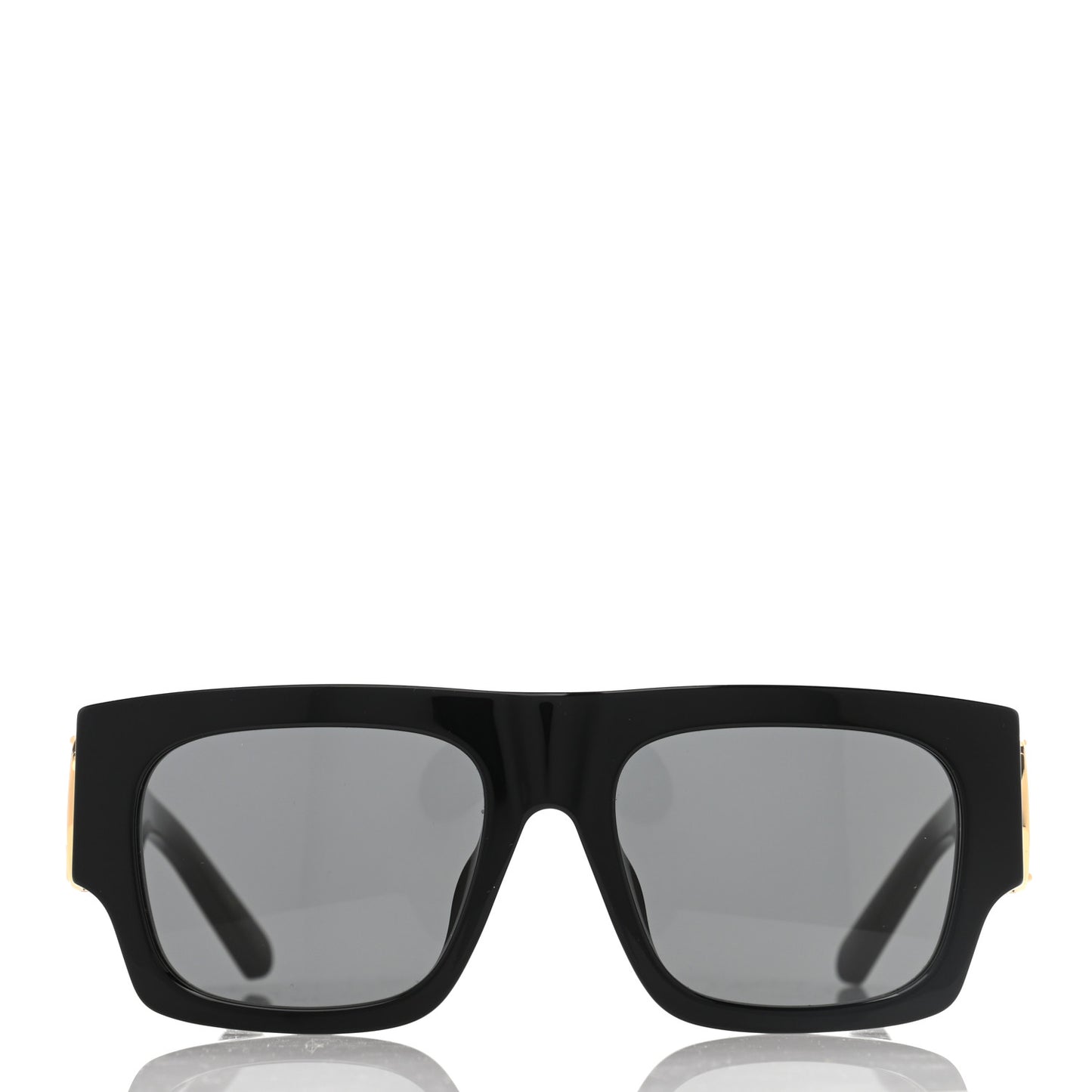 Acetate LV Link Square Sunglasses Z1478E Black