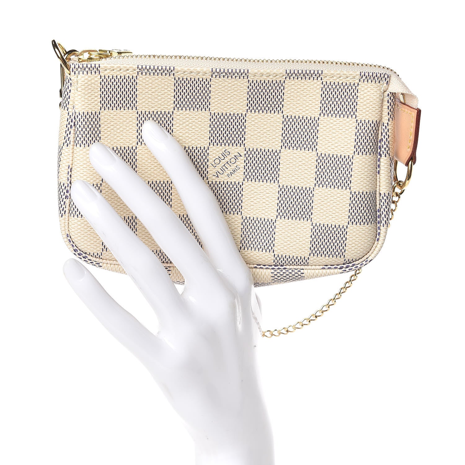 Louis Vuitton Damier Azur Mini Pochette Accessories 2 of 8