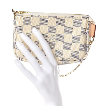 Louis Vuitton Damier Azur Mini Pochette Accessories 2 of 8