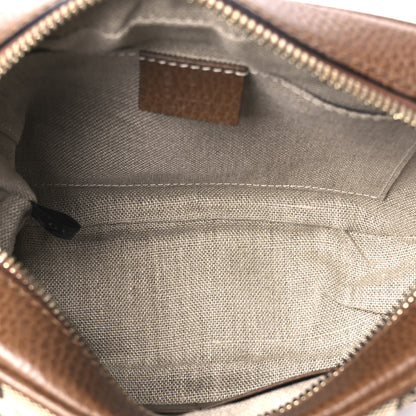 Gucci Monogram Mini Bree Messenger Bag Beige Tabacco 5 of 11