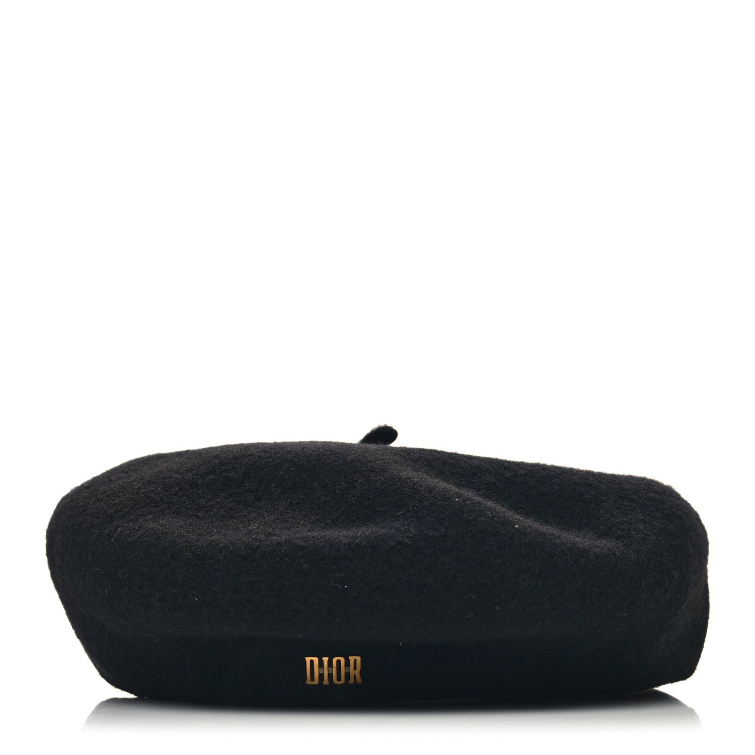 Christian Dior Wool Arty Beret Cap 57 Black 5 of 8