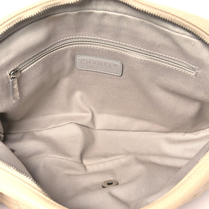 Chanel Caviar Quilted Jumbo Easy Flap Beige 5 of 11