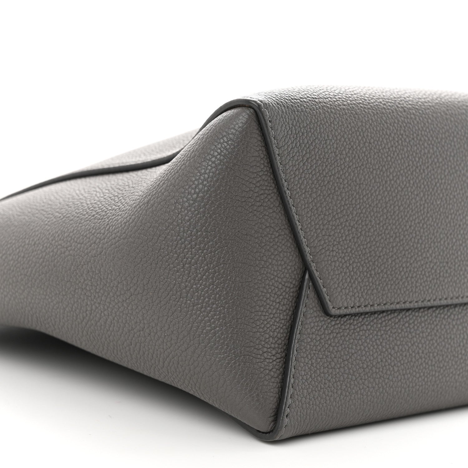 Celine Soft Grained Calfskin Small Sangle Bucket Bag Kohl 9 of 12