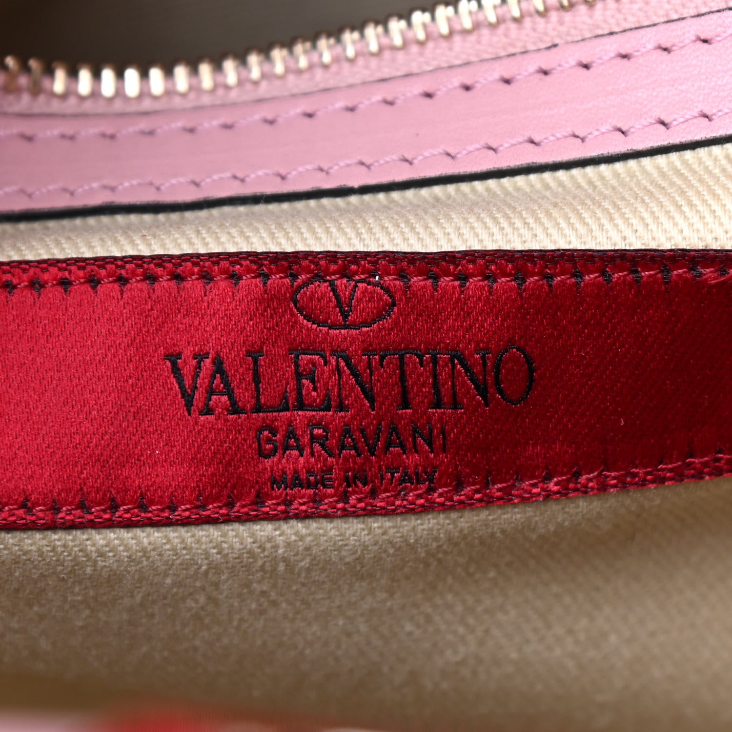 Valentino Garavani Vitello Rockstud Double Handle Tote Pop Gardenia 6 of 9