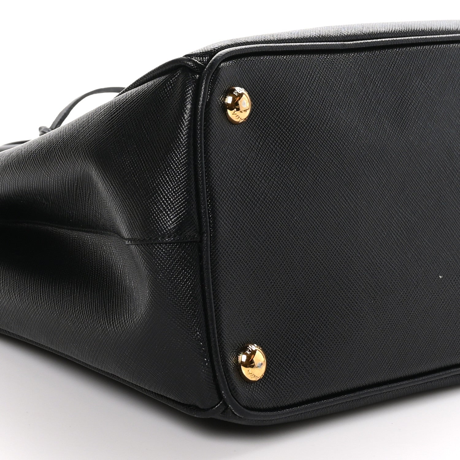 Prada Saffiano Small Galleria Double Zip Tote Black 7 of 8