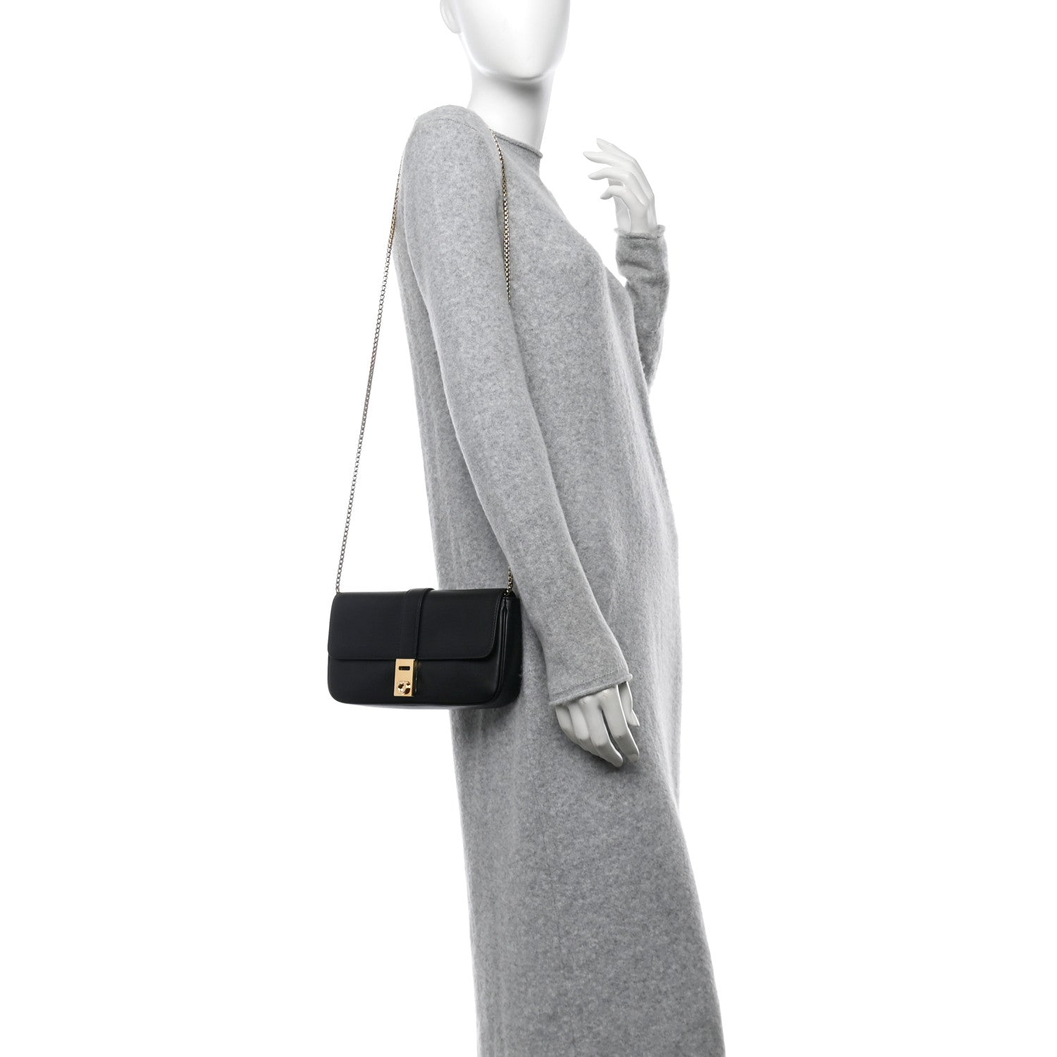 Salvatore Ferragamo Calfskin Archive Gancini Flap Crossbody Black 2 of 10
