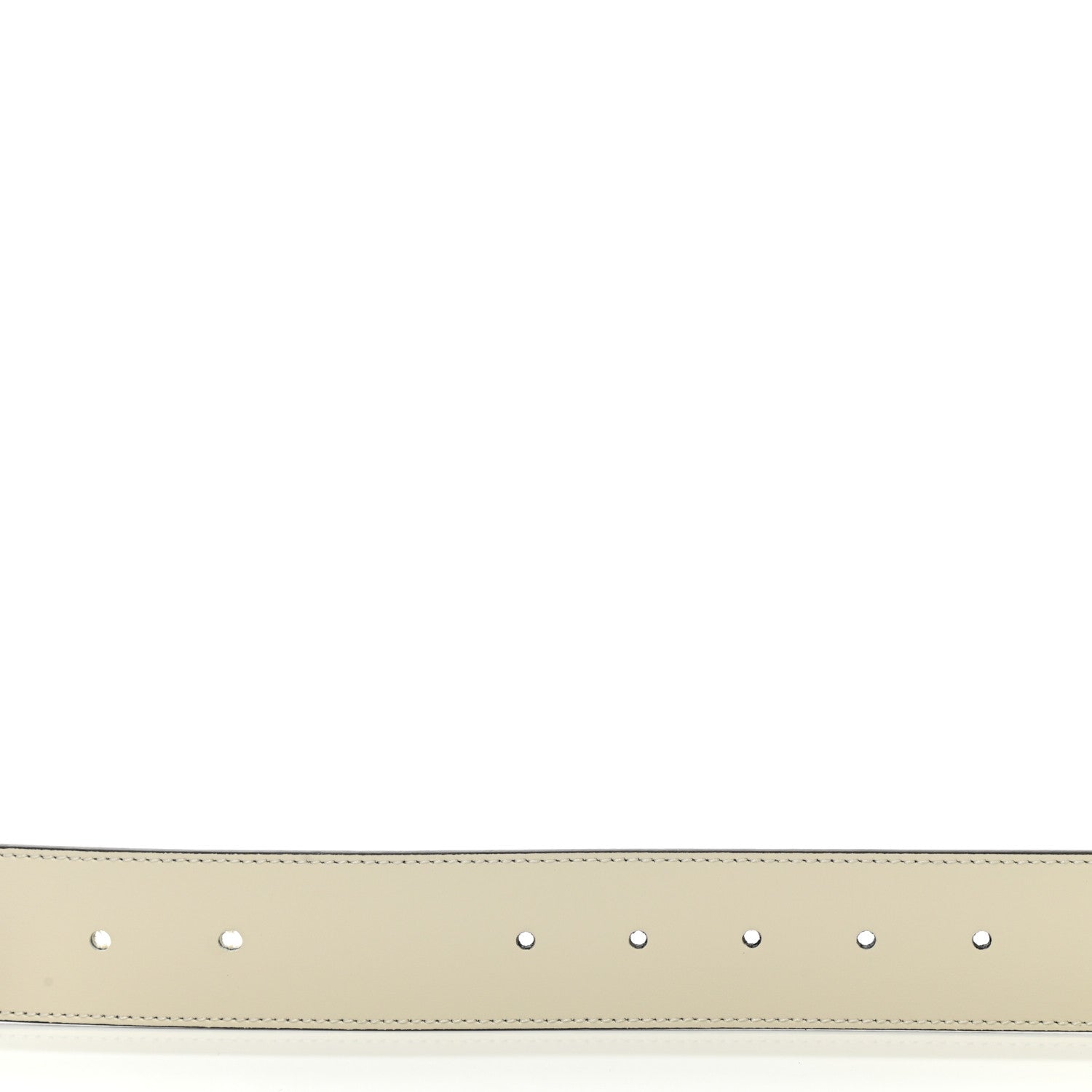 Gucci Plutone Calfskin Double G 40mm Belt 85 34 Mystic White 5 of 5
