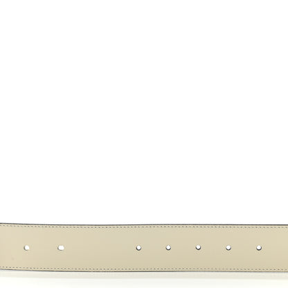 Gucci Plutone Calfskin Double G 40mm Belt 85 34 Mystic White 5 of 5