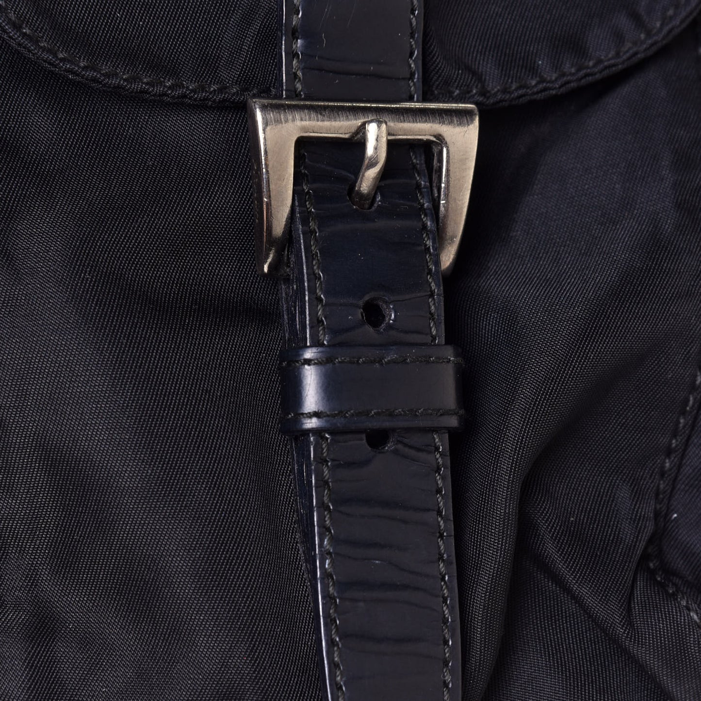 Tessuto Nylon Vela Small Backpack Black