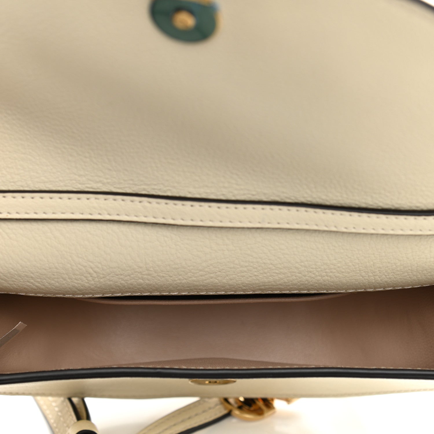 Chloe Calfskin Small Nile Bracelet Minaudiere Bag Off White 5 of 8