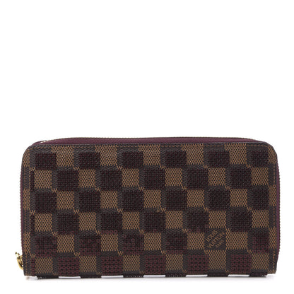 Louis Vuitton Damier Paillettes Zippy Wallet Red 1 of 7