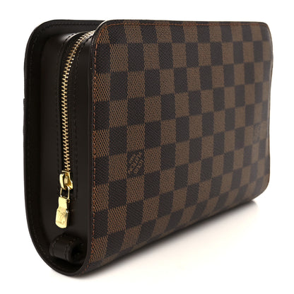 Louis Vuitton Damier Ebene Pochette Saint Louis Clutch 4 of 9