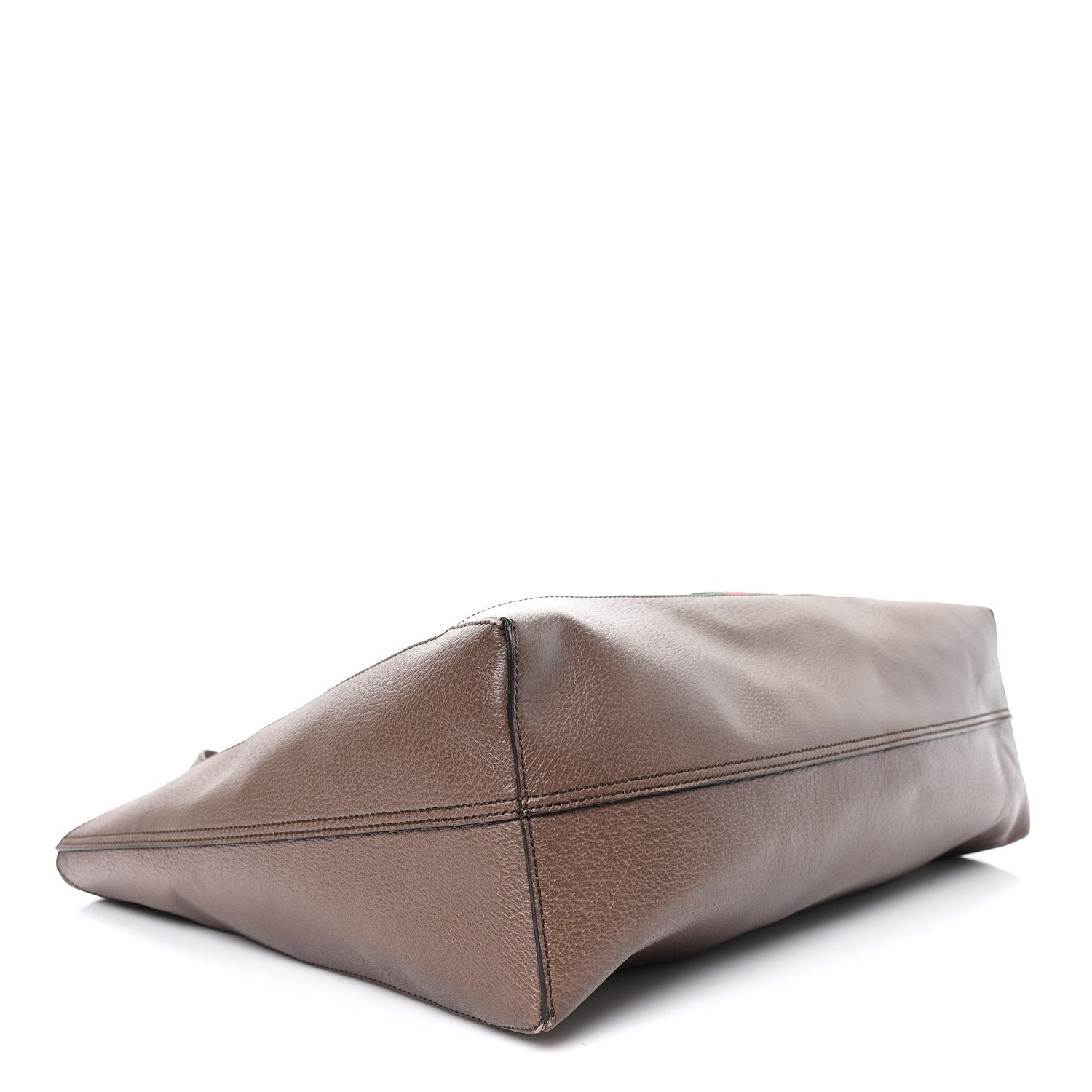 Gucci GG Supreme Monogram Web Ophidia Tote Brown 5 of 11
