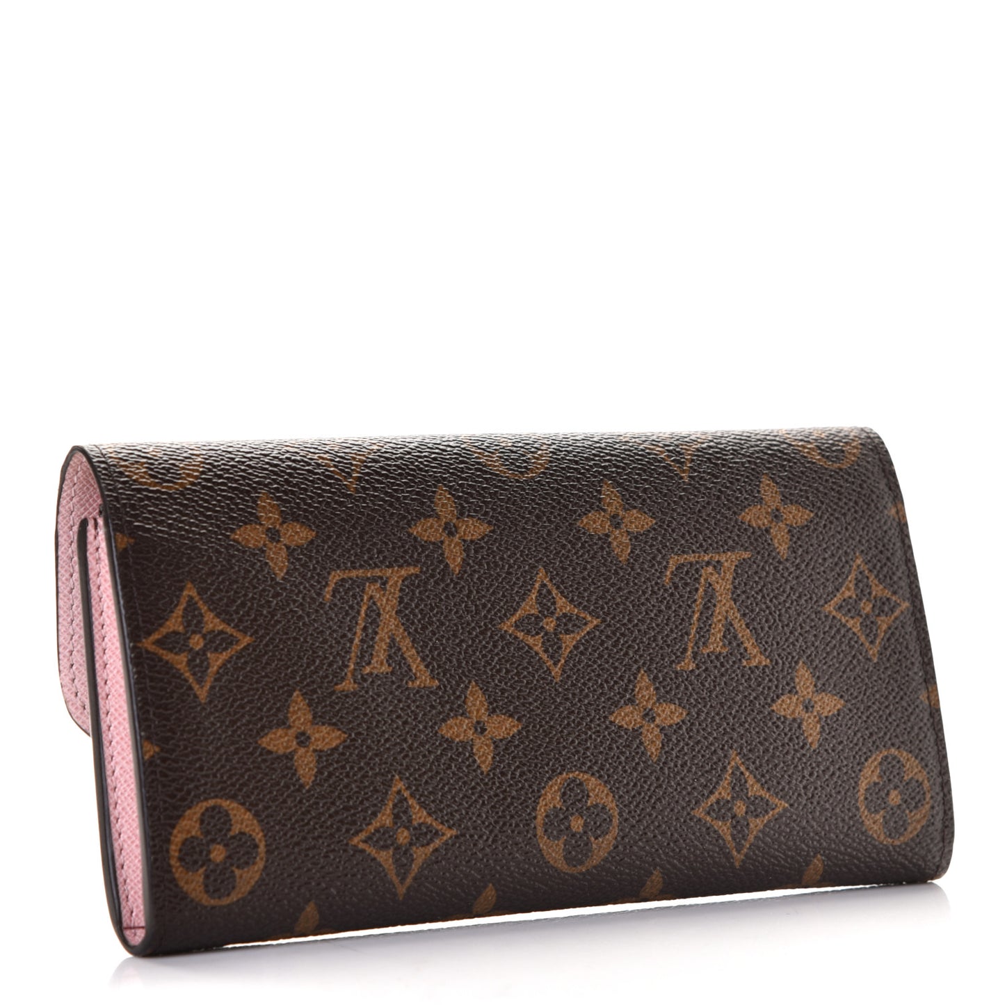 Monogram Emilie Wallet Rose Ballerine