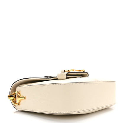 Gucci Azalea Calfskin Web Mini Horsebit 1955 Shoulder Bag Mystic White 4 of 11