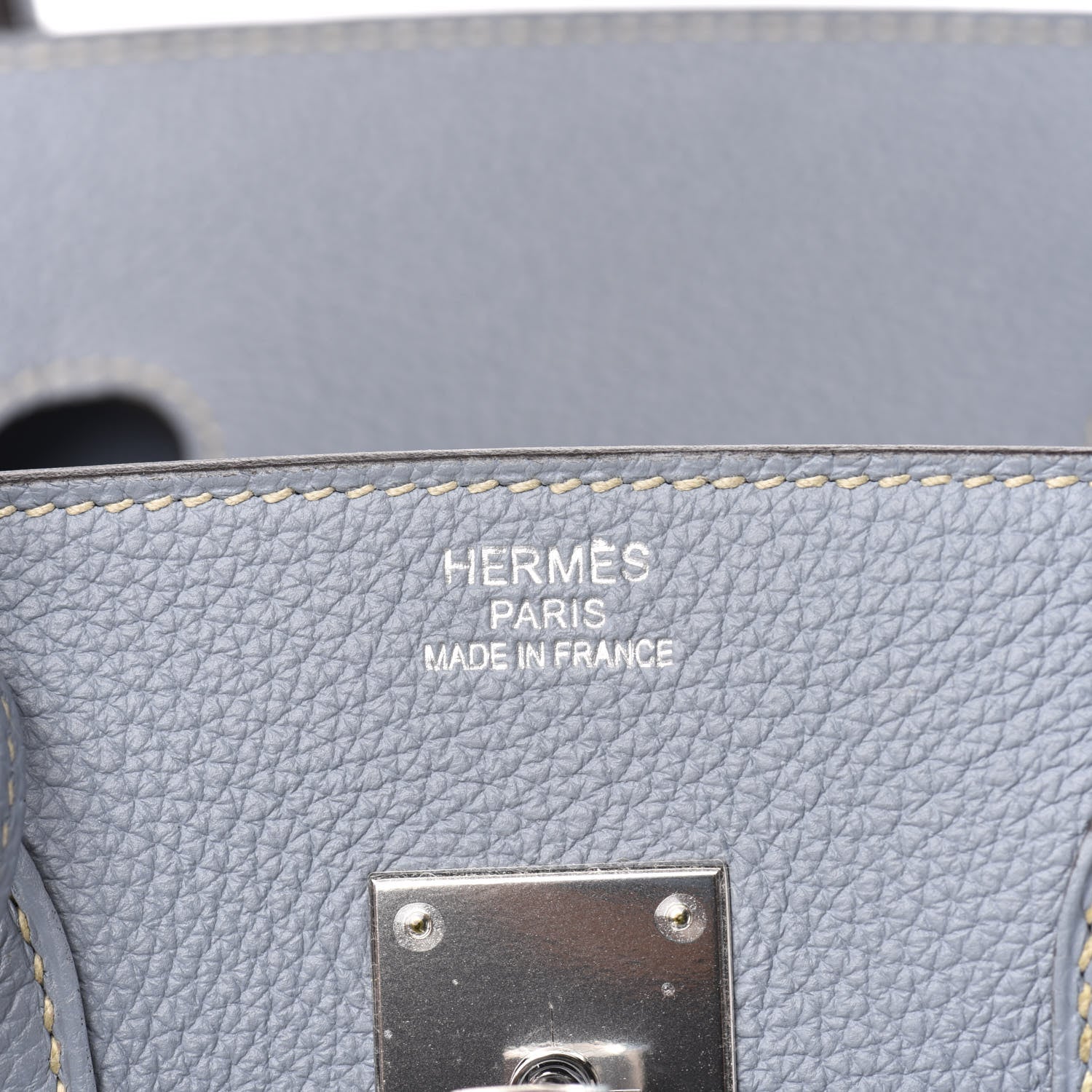 Hermes Togo Birkin 35 Bleu Lin 22 of 33