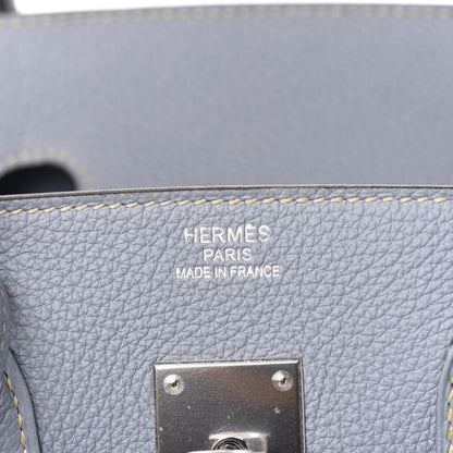 Hermes Togo Birkin 35 Bleu Lin 22 of 33