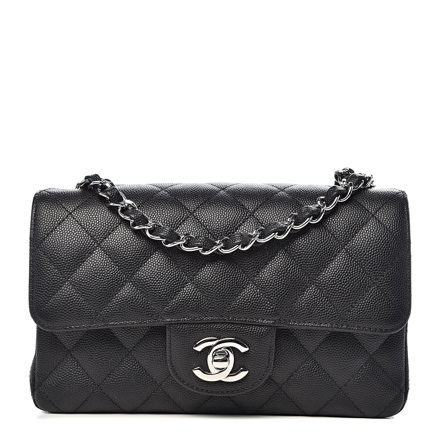 Chanel Caviar Quilted Mini Rectangular Flap Black 1 of 11
