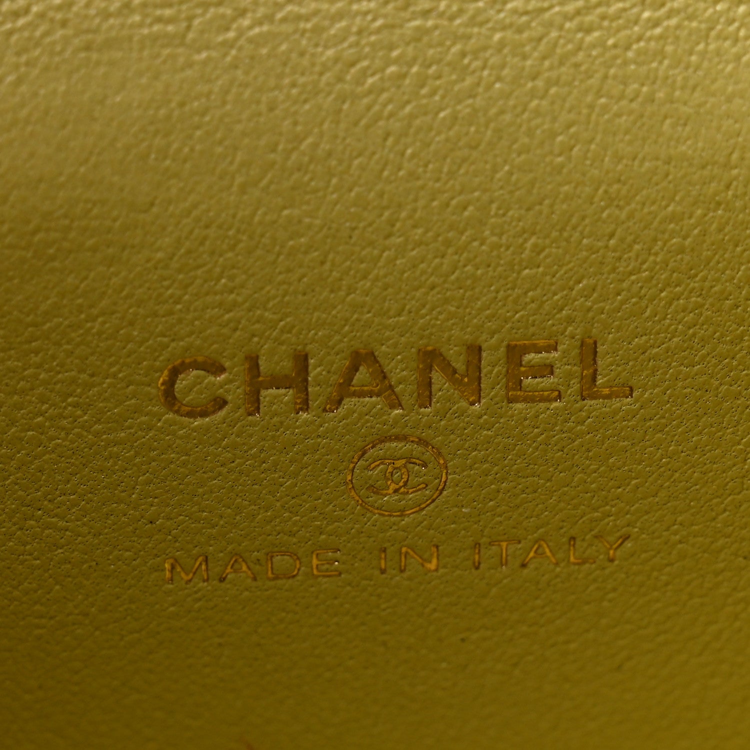 Chanel Lambskin Quilted CC Mini Vanity Case With Chain Light Green 6 of 10