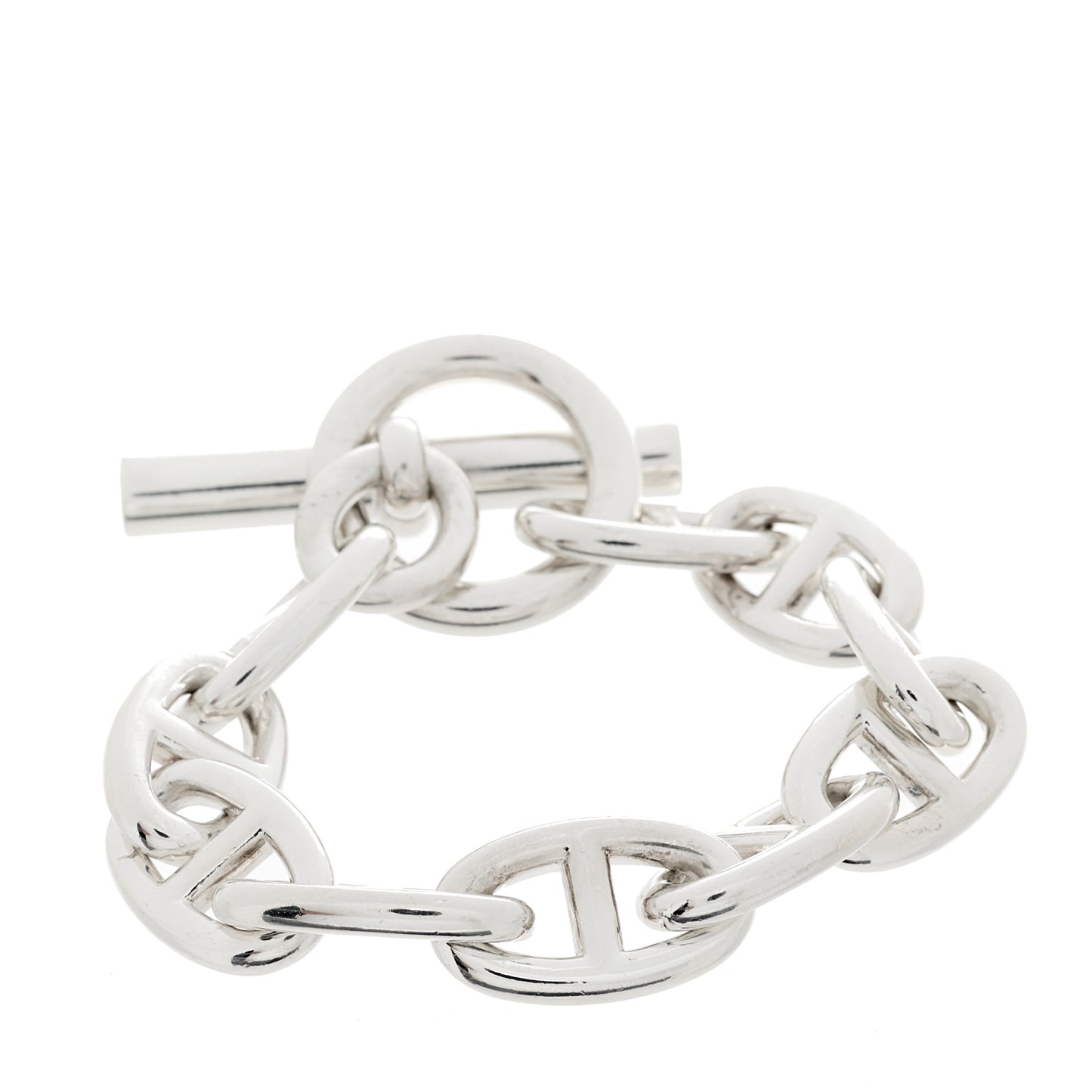 Sterling Silver GM Chaine d'Ancre Bracelet