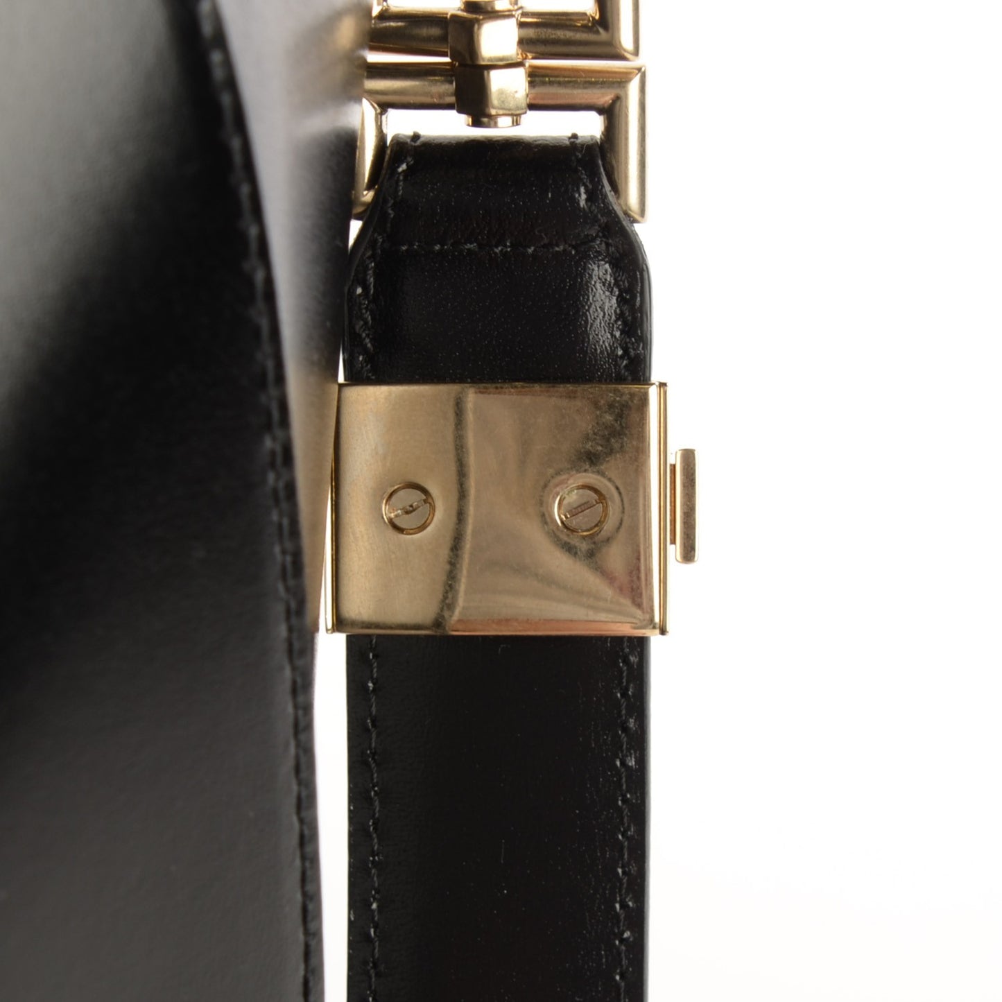 Shiny Lord Calfskin Medium Antigona Black
