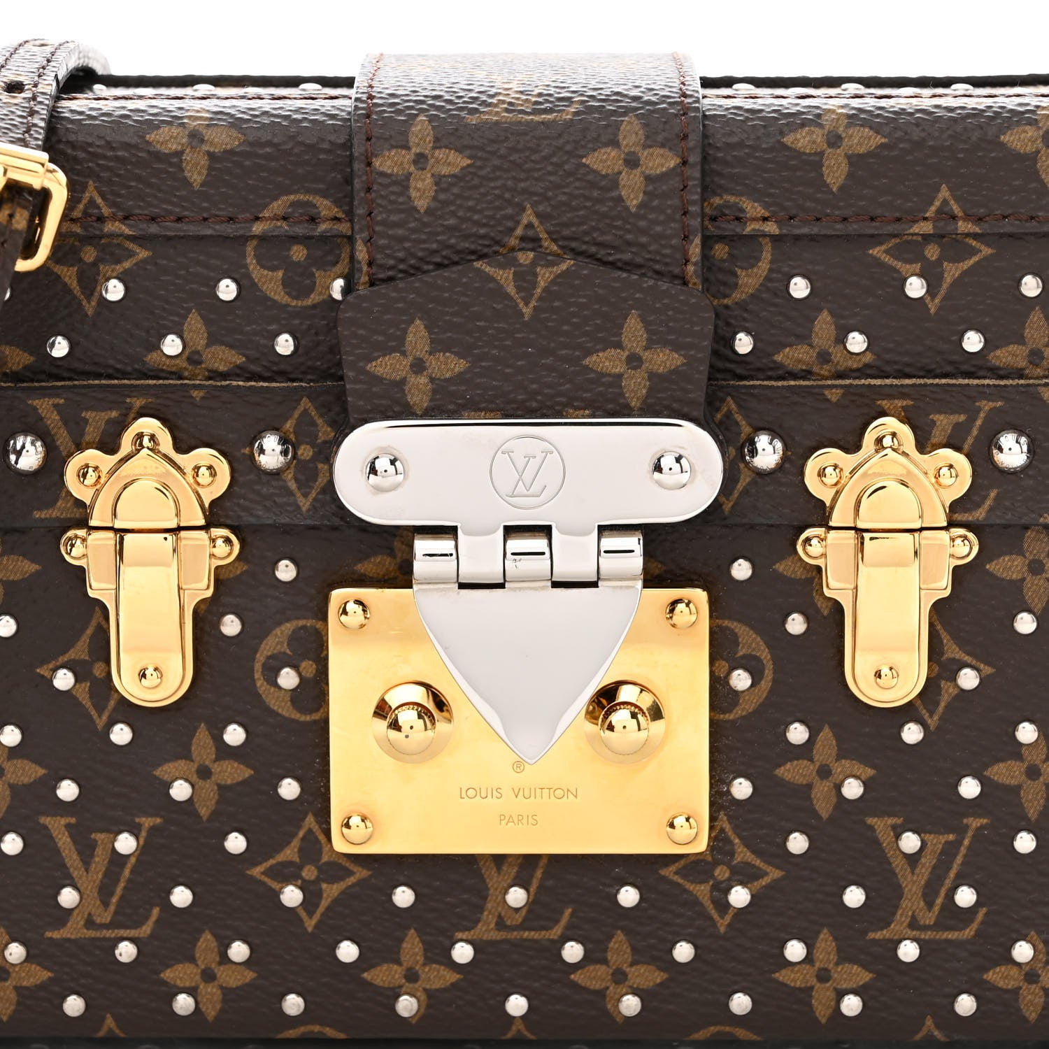Louis Vuitton Monogram Studded Petite Malle 8 of 10
